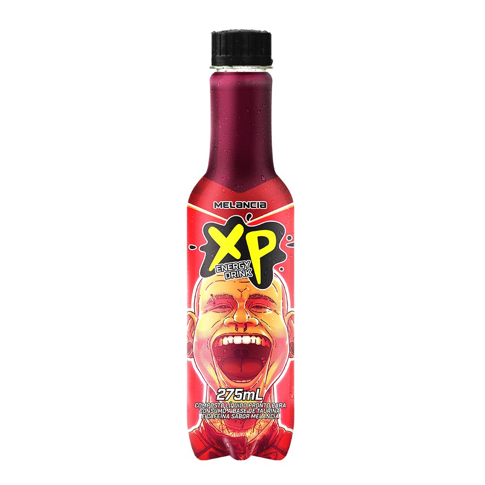 Energético XP Energy Drink Sabor Melancia pet 275 ml 12 unidades