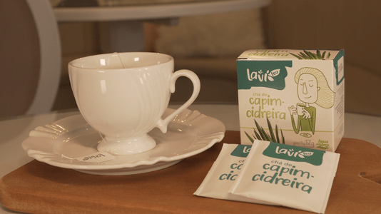 Chá Laví Tea Capim Cidreira 10 sachês