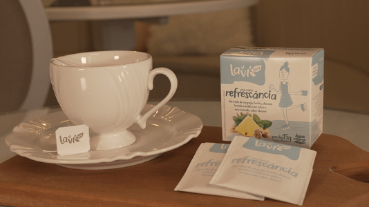 Chá Laví Tea Refrescância 10 sachês - Misto Sabor Abacaxi