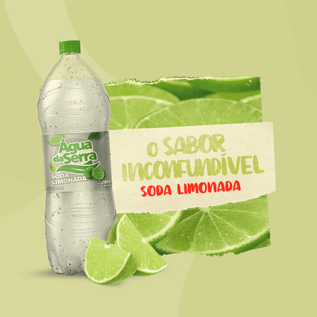 Soda Limonada Pet 2 Litros - 06 unidades